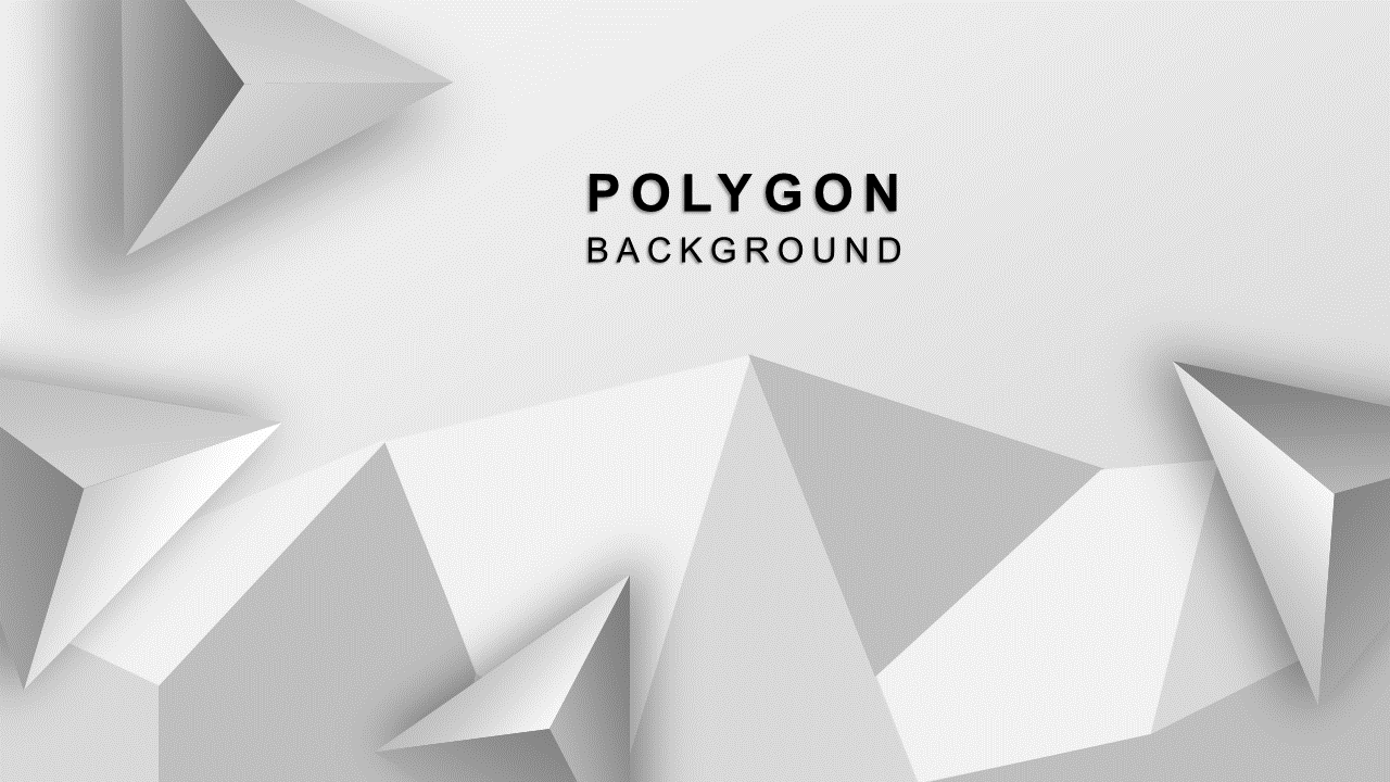 triangle polygonal background template